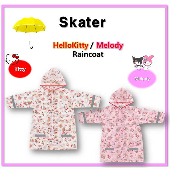 [SKATER] Hello Kitty / My melody Áo Mưa Đi Học Hoặc Ba Lô RACO1N_538759 / Raco1n_538773