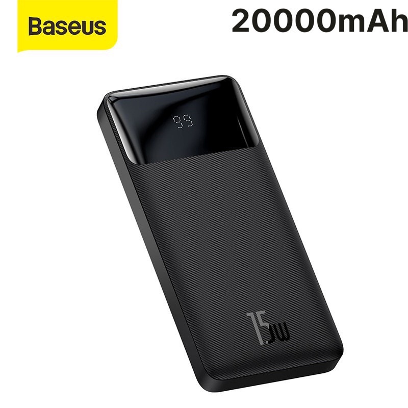 ✔Pin sạc dự phòng 15W 20.000mAh Baseus Display Quick Charge cho IPhone 12 Promax-IPHONE 12 PRO/11PROMAX SÁMUNG-FREESHIP