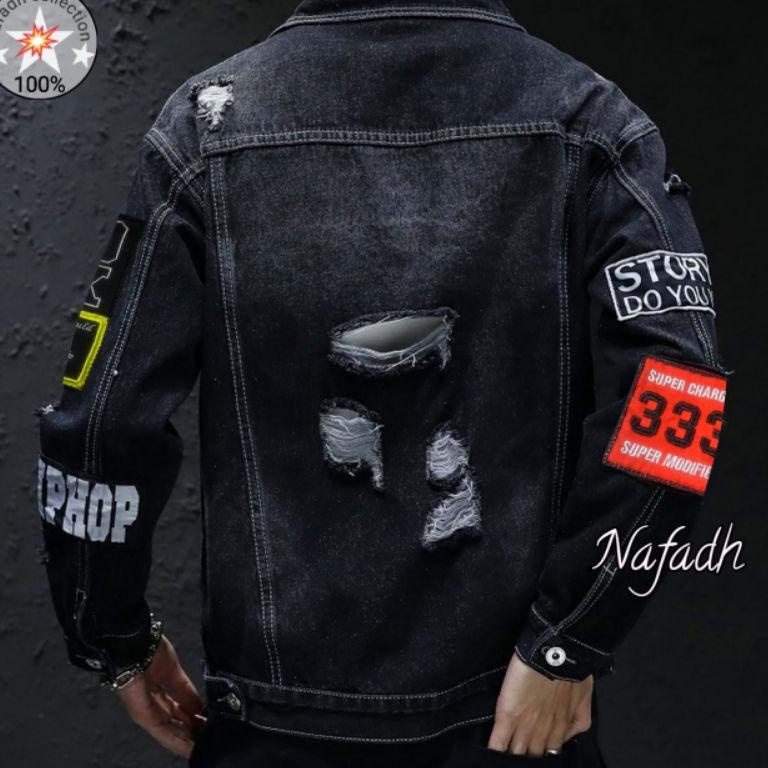 D&d Giảm Giá Áo Khoác Jeans Denim Phong Cách Nhật Bản Thời Trang Mùa Xuân Cho Nam