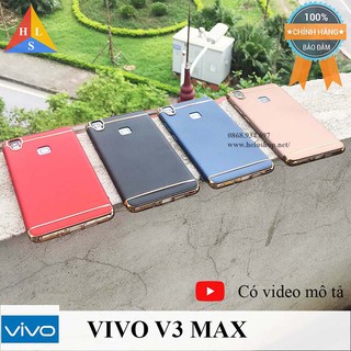 Ốp lưng Vivo V3 Max ba mảnh viền vàng giá tốt 2018
