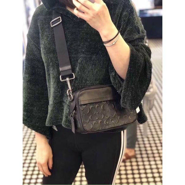 📛RẺ VÔ ĐỊCH📛TÚI COAH NAM VÂN C NỔI DÁNG NGANG