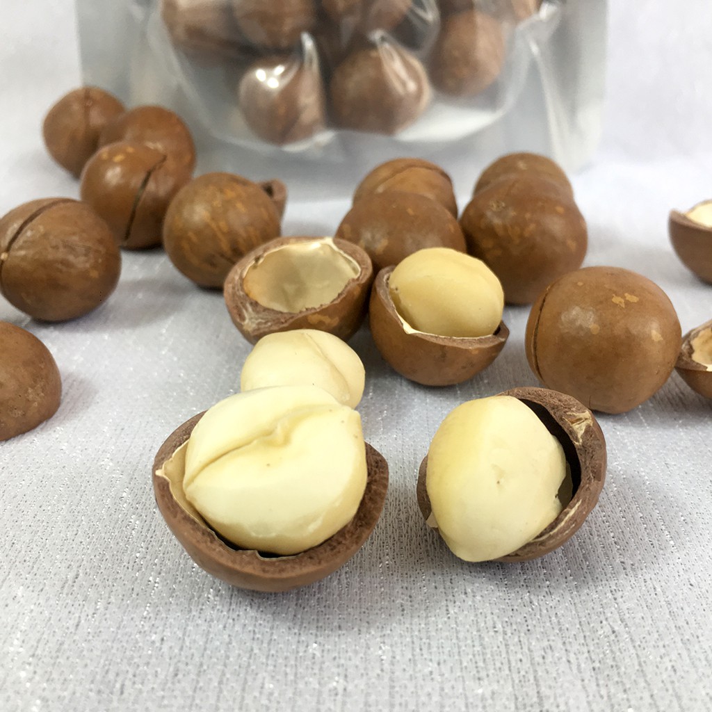 Hạt macca nứt vỏ 500g  Hạt dinh dưỡng BeeNut