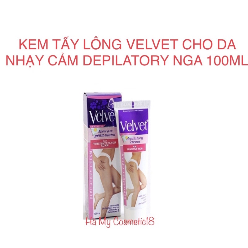 Kem Tẩy Lông Chân, Nách, Vùng Kín Không Rát Velvet 100ml