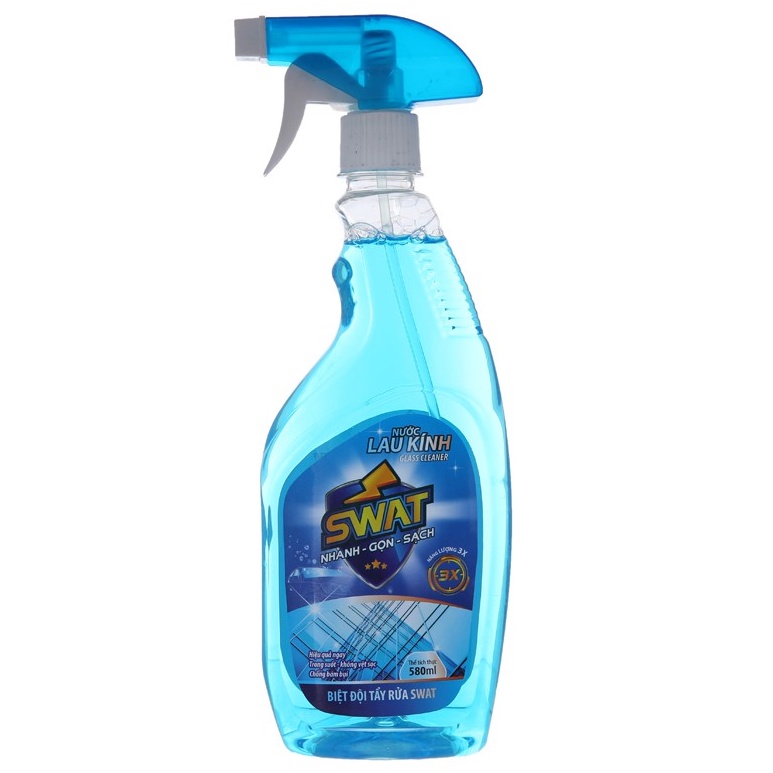 Nước lau kính Swat chai 580ml