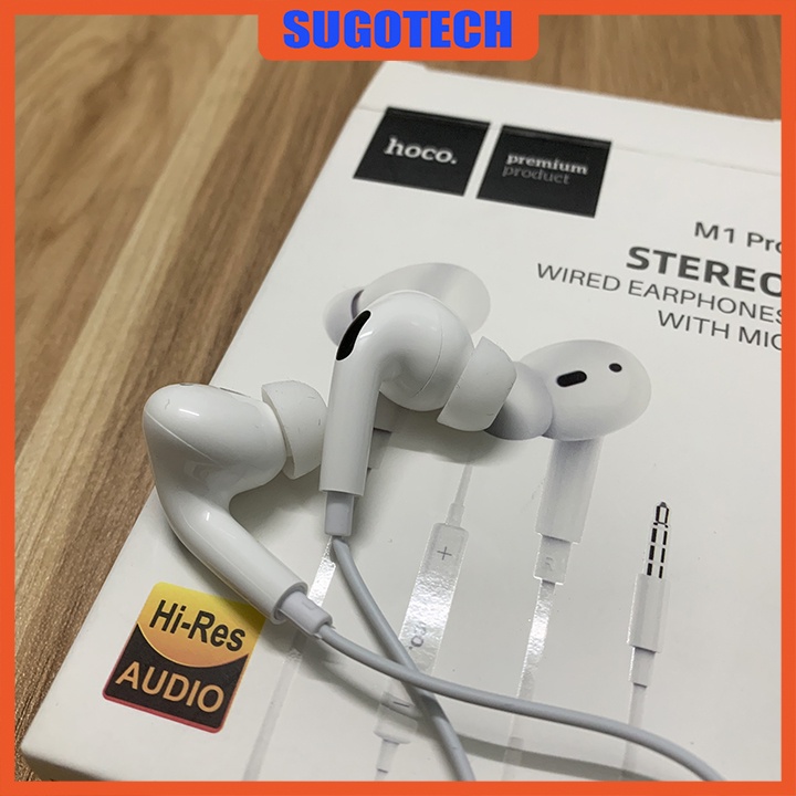 Tai nghe có dây nhét tai Hoco M1 Pro chính hãng, chống ồn, có mic, full chức năng