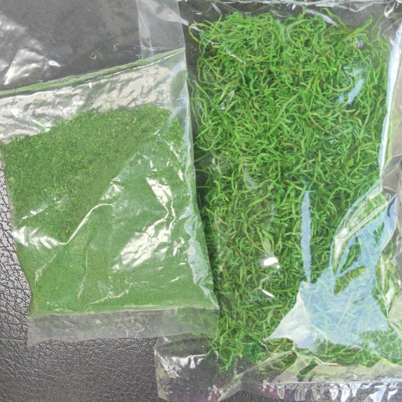 Cỏ sợi, rêu trang trí gốc cây