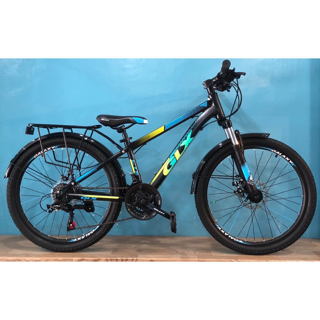 Xe Đạp Địa Hình Leo Núi Galaxy 26 inches Khung Nhôm Khung Thép Phiên Bản Đầy Đủ Sản Xuất 2021