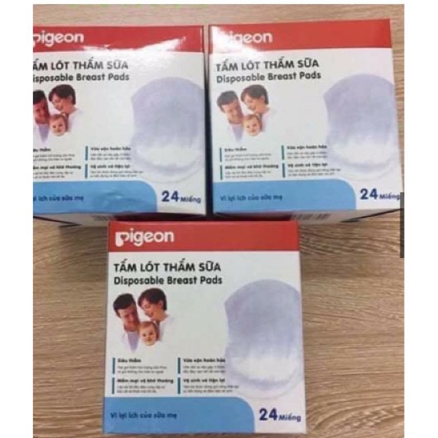 Miếng Lót Thấm Sữa Pigeon Hộp 24 Miếng