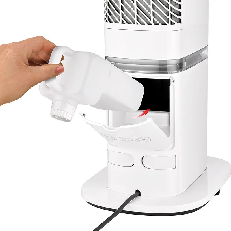 Quạt tháp bốn mùa 3 in 1 Unold 86980 đa chức năng sưởi, làm mát, phun sương tạo ẩm [hàng Đức]