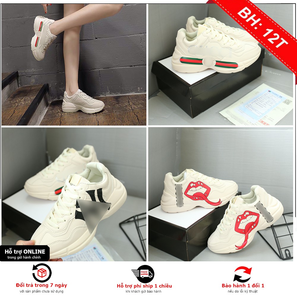 Giày Thể Thao Nâng Đế Nam Nữ Guc01