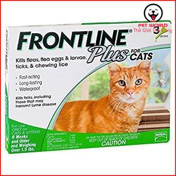 1 Tuýp Frontline Plus Nhỏ Gáy Trị Ve, Rận, Bọ Chét Cho Mèo