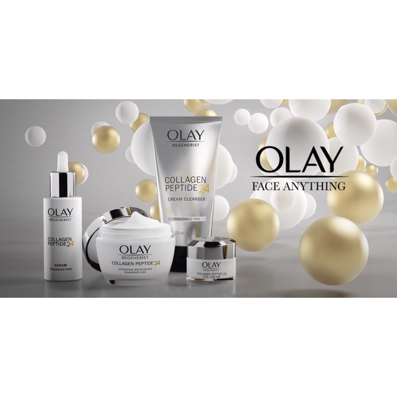 [Hàng Mỹ]Kem Dưỡng Ẩm Tái Tạo Da Olay Collagen Peptide 24 Fragrance Free 48g