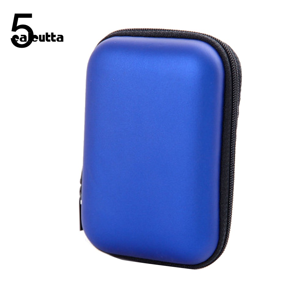 【Ready stock】Portable Square/Rectangle Nylon USB Disk Earphones Storage Bag Organizer Case