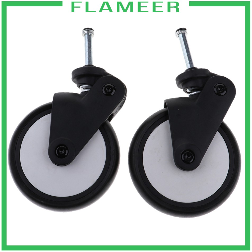 1 Cặp Bánh Xe Đẩy Em Bé Bằng Cao Su 13cm / 5.12in
