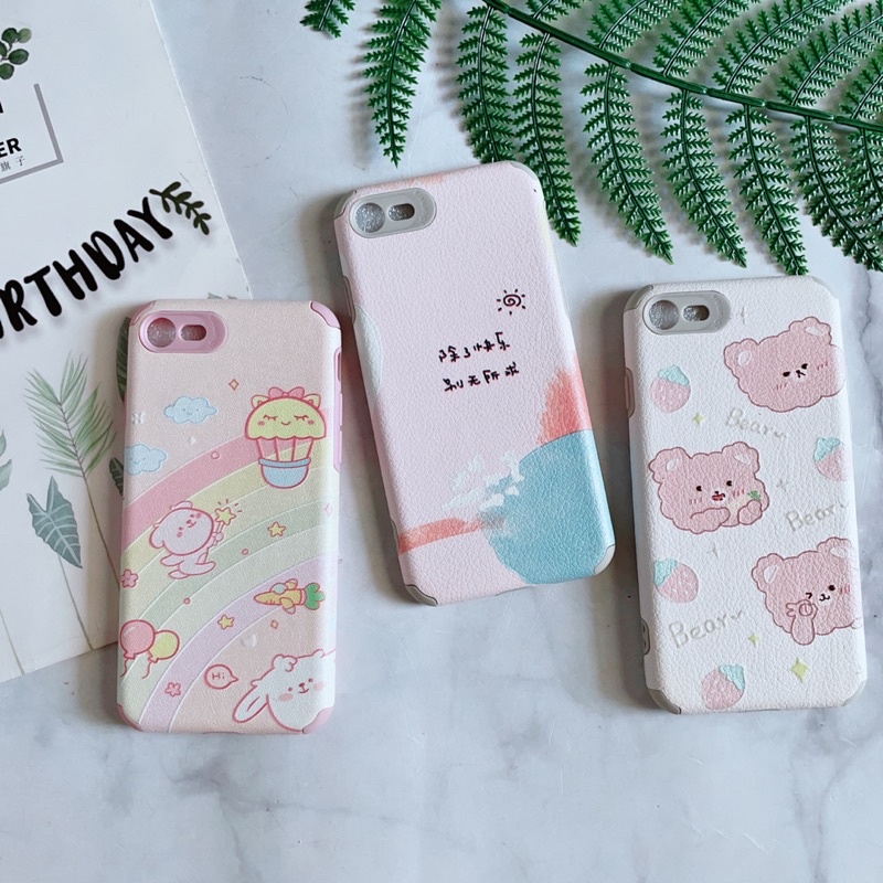 Ốp iPhone 7/8 Viền Nhựa Dẻo Hình Kute Dễ Thương