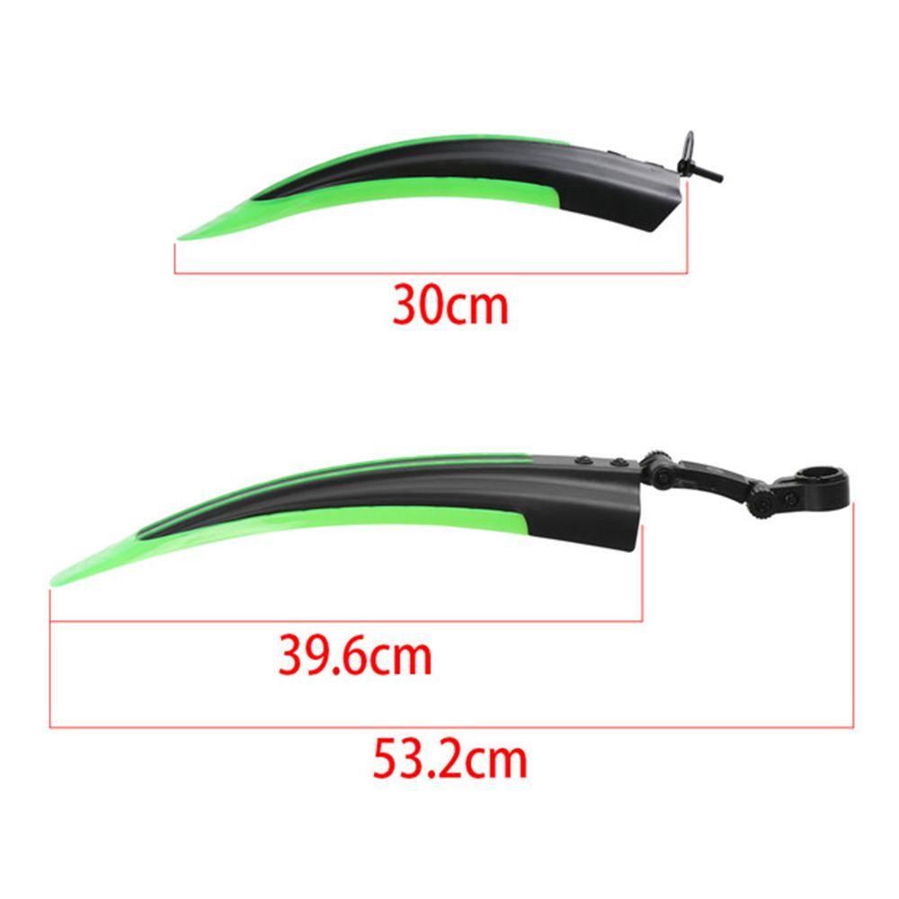 WATTLE Set 2 Tấm Chắn Bùn Trước / Sau Hai Màu Thời Trang Cho Xe Đạp