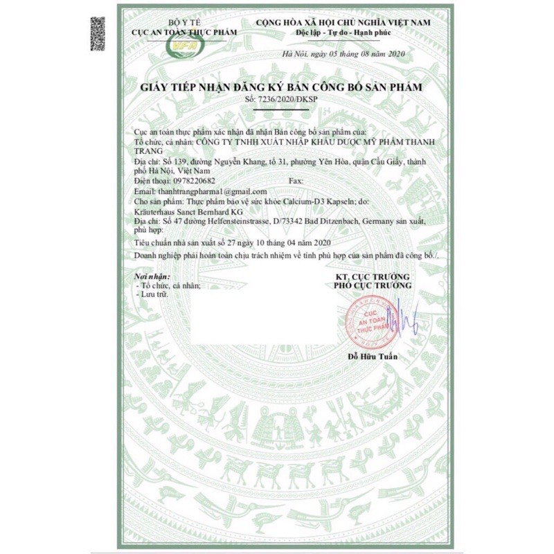 Calcium D3 kapsln-Bổ sung canxi cho bầu, người cao tuổi | BigBuy360 - bigbuy360.vn