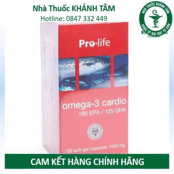 Omega 3 Cardio Pro-Life - Viên dầu cá - Omega-3 _Khánh Tâm ! !