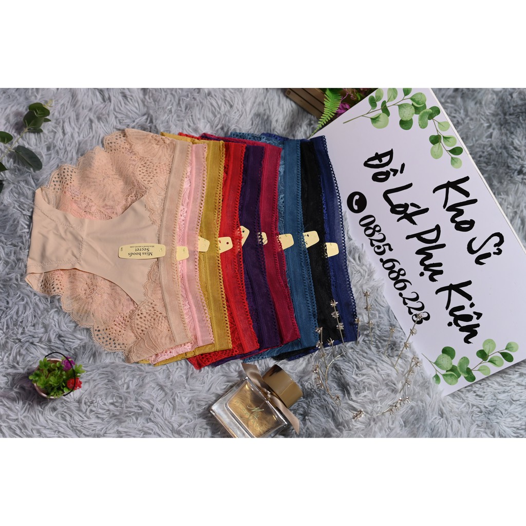 Quần Lót Su, Quần Su Nữ Phối Ren KHÁNG KHUẨN Cực Quyến Rũ | BigBuy360 - bigbuy360.vn