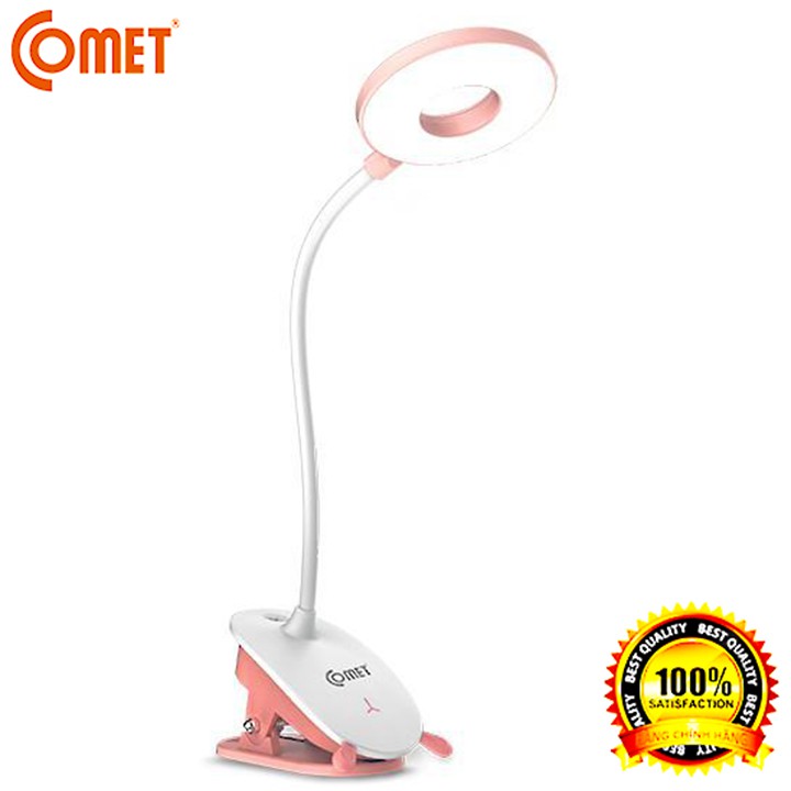 Đèn Bàn Sạc Led cảm ứng chống cận Comet CT174, 04 mức dộ sáng, Pin Lithium 3.7 V 1200mAh Có cổng sạc USB