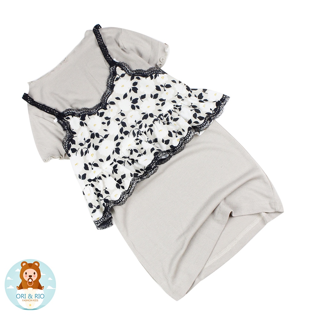 Bộ đầm bé gái size Nhỏ Quảng Châu cho bé 1 tuổi đến 4 tuổi, từ 8 kg đến 18 kg chất shop đẹp 01839-01840(2)