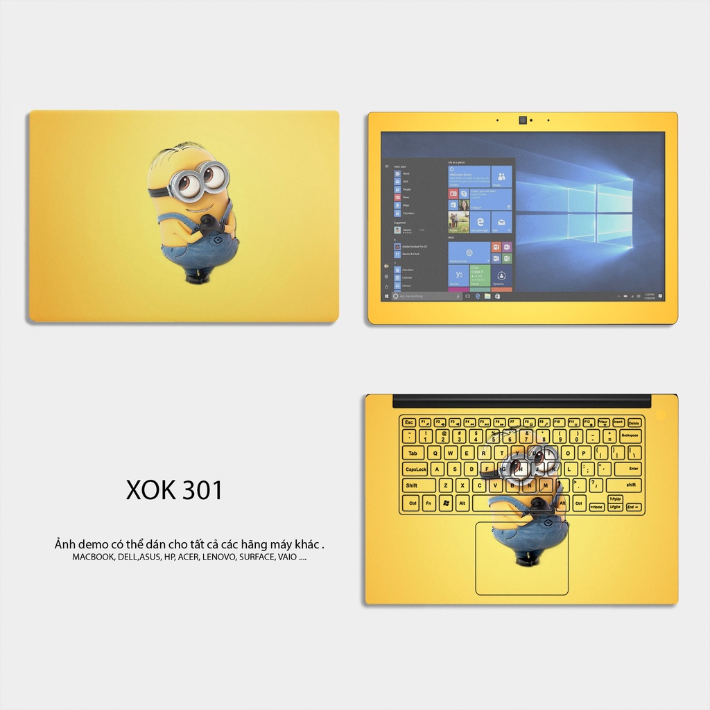 Skin Dán Laptop - Chủ Đề Minions