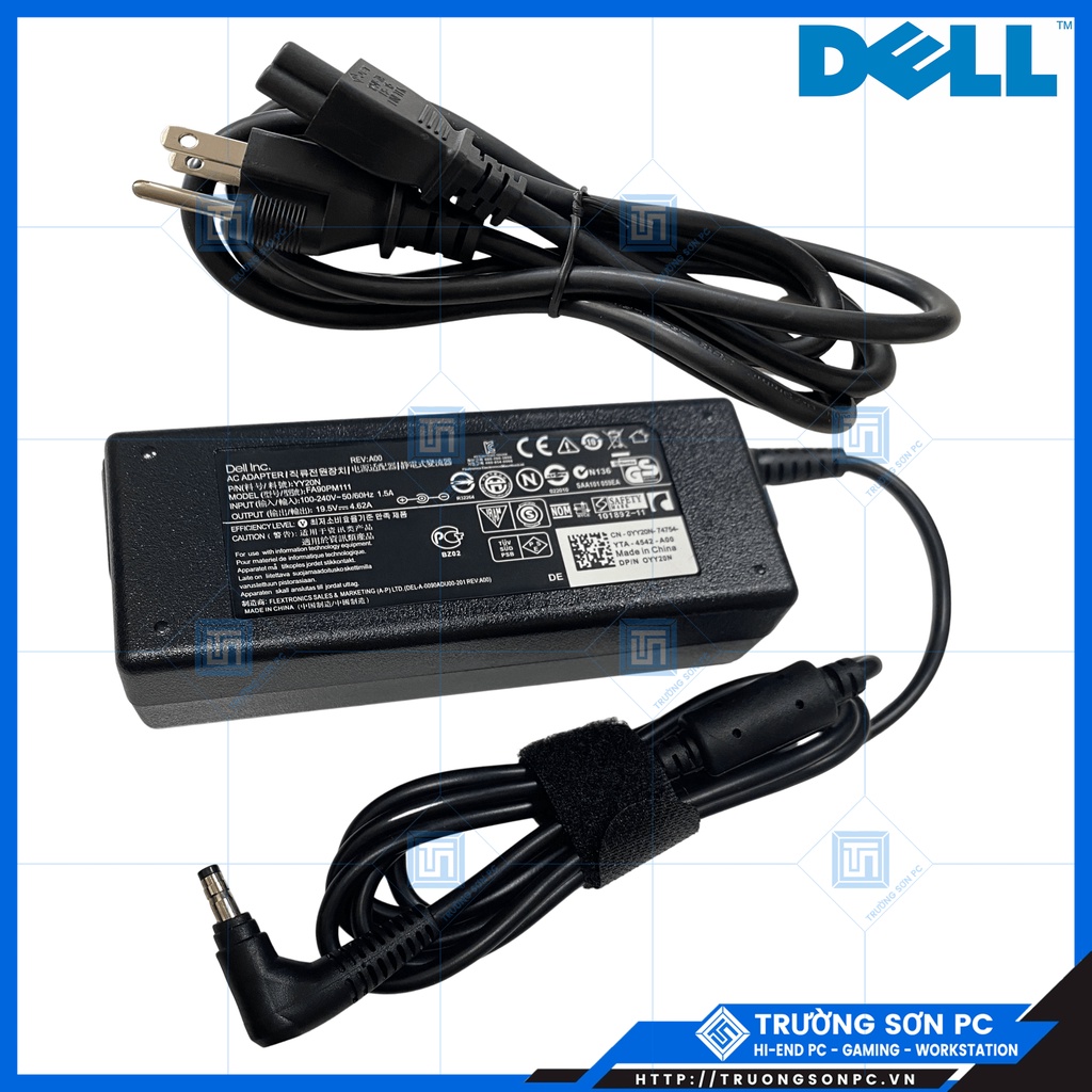 Sạc LAPTOP DELL VOSTRO 5460 5470 5480 Chân Nhỏ ZIN 19.5V – 4.62A 90W (Chỉ Dùng Cho MÃ DELL VOSTRO 5460 5470 5480 5560)