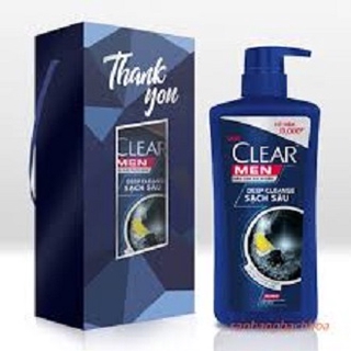 Dầu gội sạch gàu Clear Men Deep Cleanse sạch sâu 650g