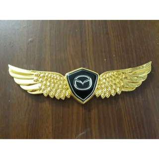 HN- Cánh thiên thần logo Mazda dán nắp capo, nắp cốp - Hàng cao cấp