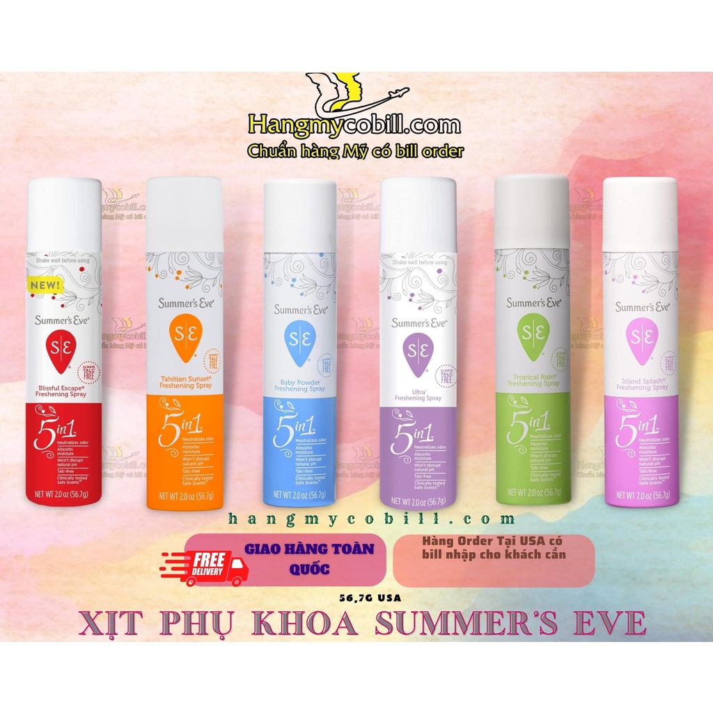 Xịt Phụ Khoa Summer’s Eve 56.7g