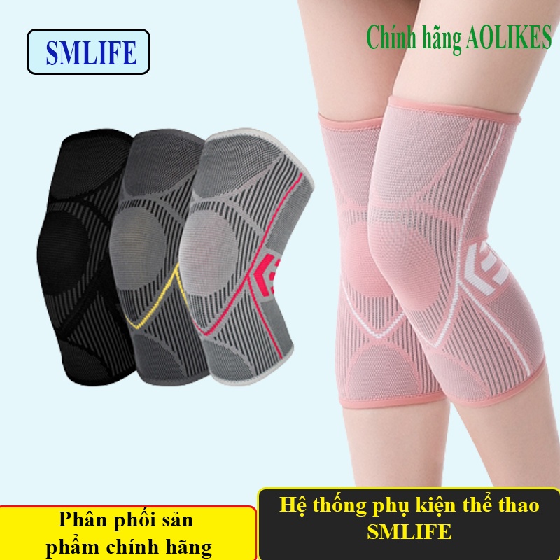 Bảo Vệ Đầu Gối, Đai Quấn Băng Bó Gối Thoáng Khí Aolikes - Chơi Thể Thao, Tập Gym, Cầu Lông, Đá Banh
