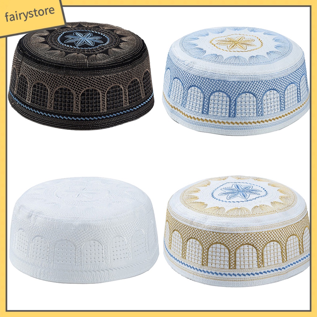 Mũ trùm đầu phong cách Hồi giáo thời trang dành cho nam