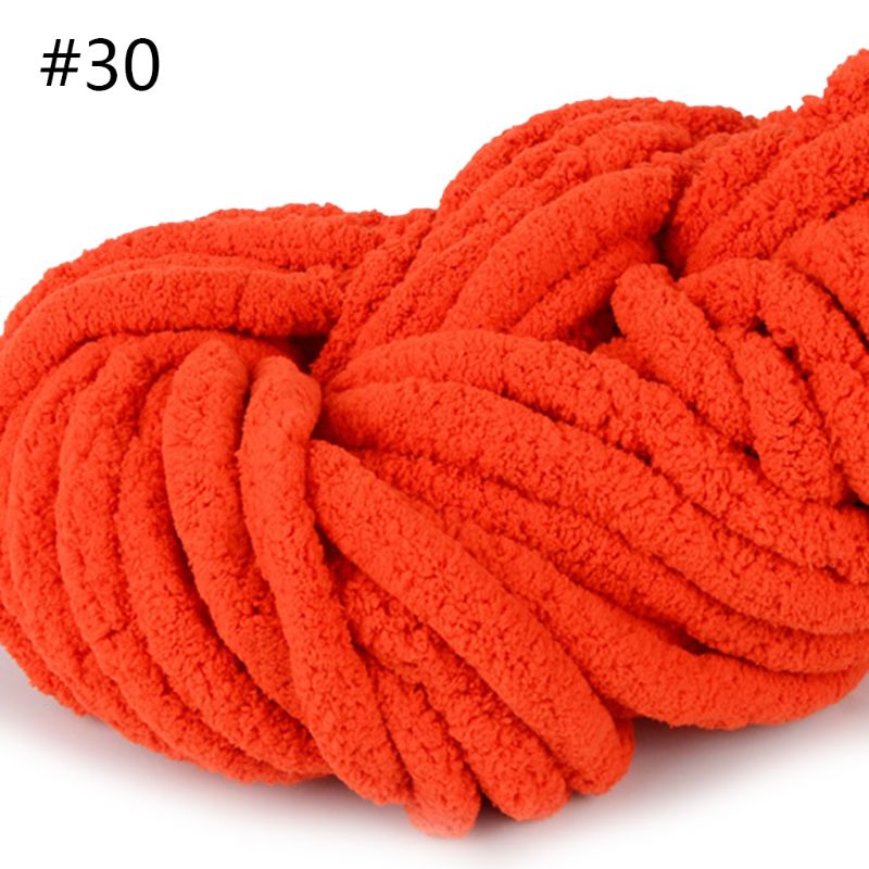 Cuộn len sợi to siêu mềm dùng đan khăn thủ công 250g