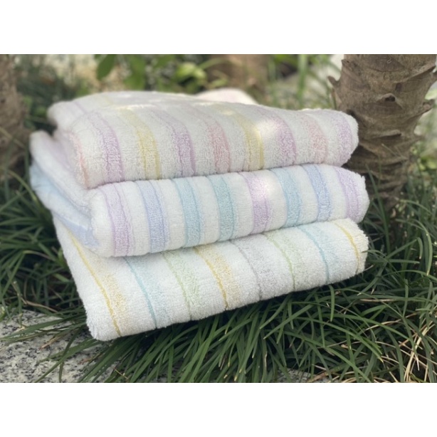 Combo 5 khăn tắm cao cấp, khăn lau đầu xuất nhật, KT 35x80cm, Nặng 130g