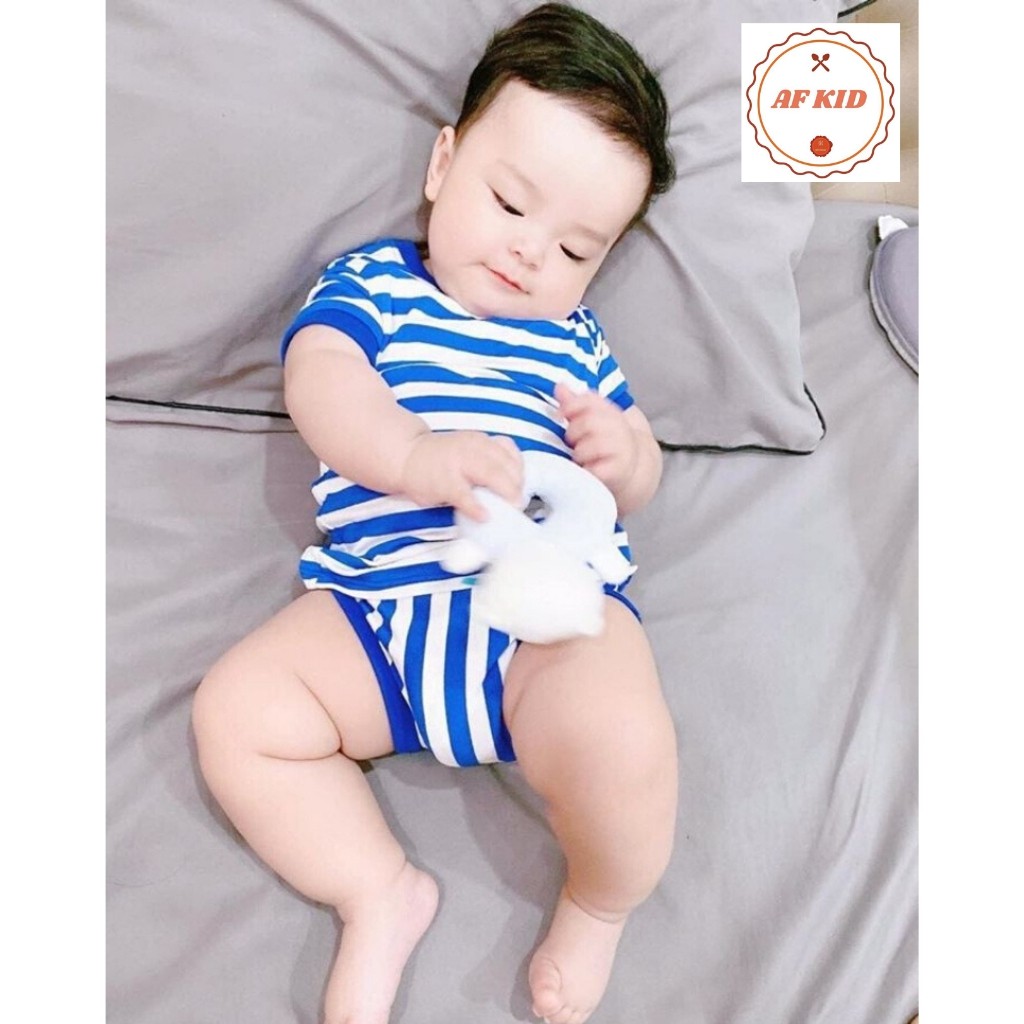 Quần Áo Trẻ Em 💖 Bộ Đồ Chip Sọc Cho Bé Chất Cotton Co Giản 4 Chiều Thấm Hút Mồ Hôi Tốt