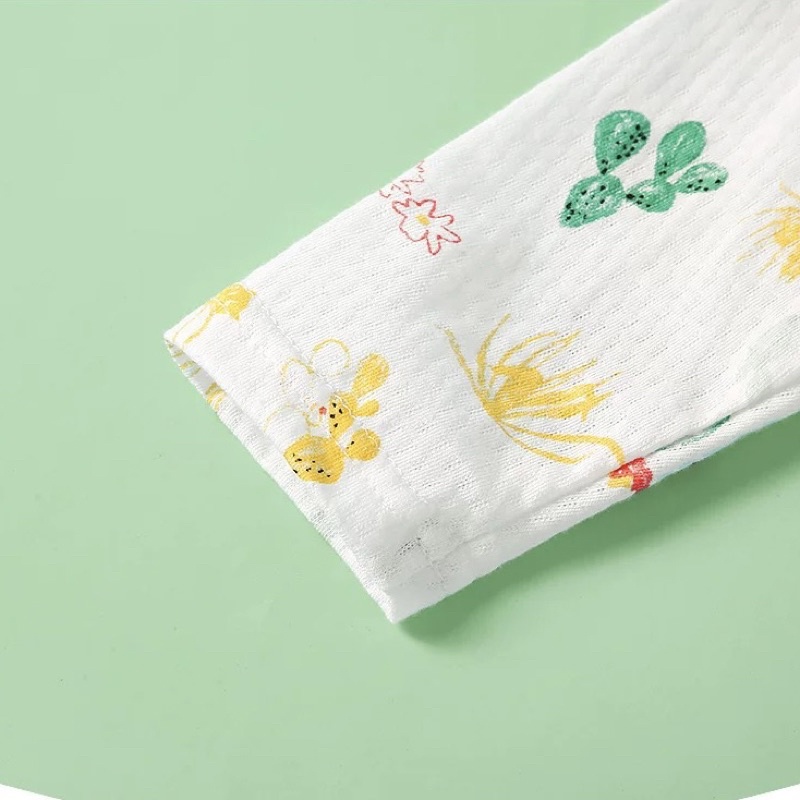 Bodysuit thông hơi dài tay Hàng Quảng Châu body liền thân mặc hè phòng điều hòa mát mẻ cho bé trai bé gái