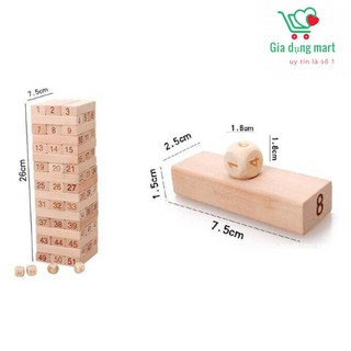 Bộ rút gỗ 54 miếng loại to( tặng thêm 25 thẻ học tiếng anh )