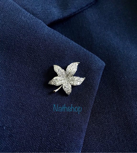 Ghim Cài Áo Đính Đá Rhinestone Sang Trọng