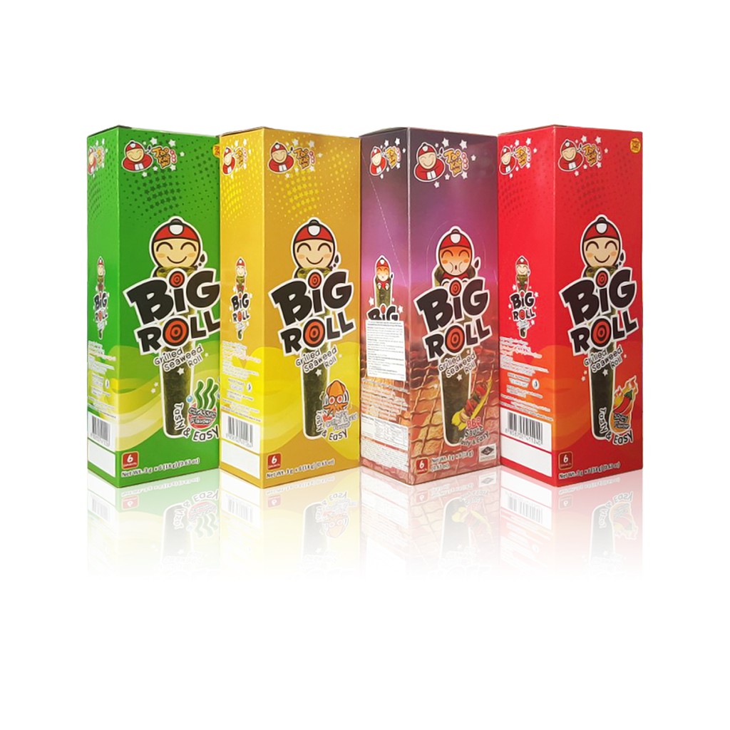 Snack Rong Biển Sấy Giòn BigRoll -- Gói lẻ