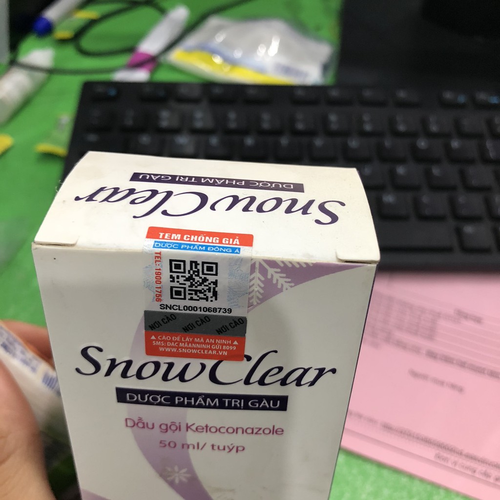 Dầu gội trị gàu Snow clear 50ml