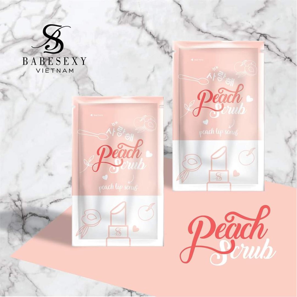 Son Tẩy Tế Bào Chết Môi Đào Crub - 4 in 1 ( TTBC Babesexy ) | BigBuy360 - bigbuy360.vn