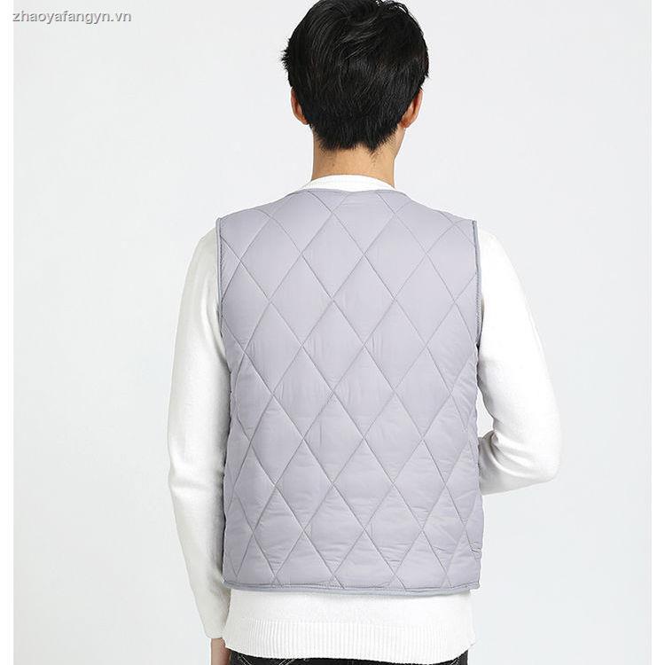 Áo ghi lê len cừu cashmere cotton nhẹ ấm áp bên trong mặc thu đông cho nam