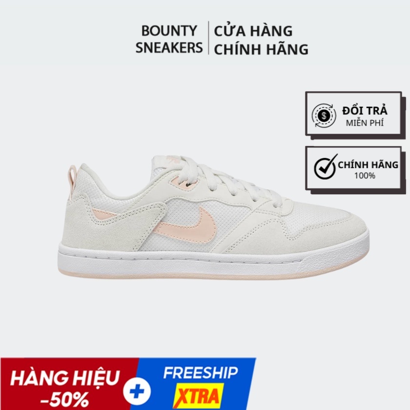 Giày Nike Sb Alleyoop Gs &quot;White/Orange&quot; Cj0883-101 - Hàng Chính Hãng - Bounty Sneakers