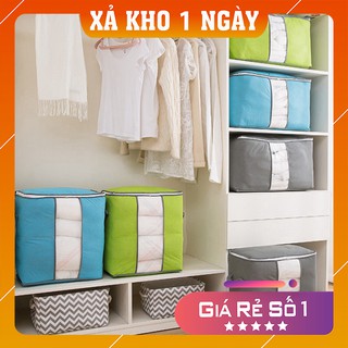 Túi đựng chăn màn 💕FREESHIP💕 Túi chăn mền quần áo cỡ lớn (giao màu ngẫu nhiên)