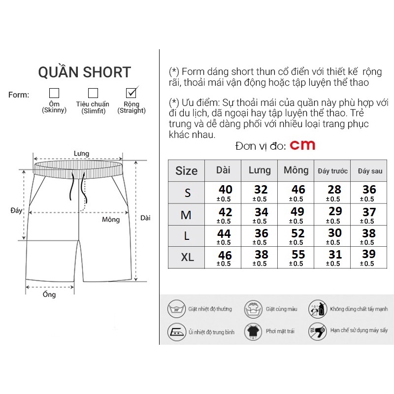 Quần Short Nam Thời Trang Tối Giản Y2010 Ver20 20788 |YaMe|