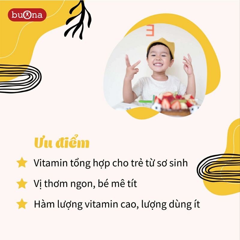 Vitamin tổng hợp nhỏ giọt Buonavit Baby