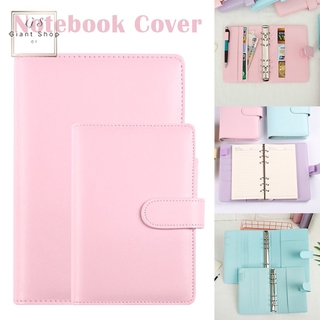 Classic Loose Leaf Ring Binder Notebook Planner Diary Notebook Cover PU Leather Cover
