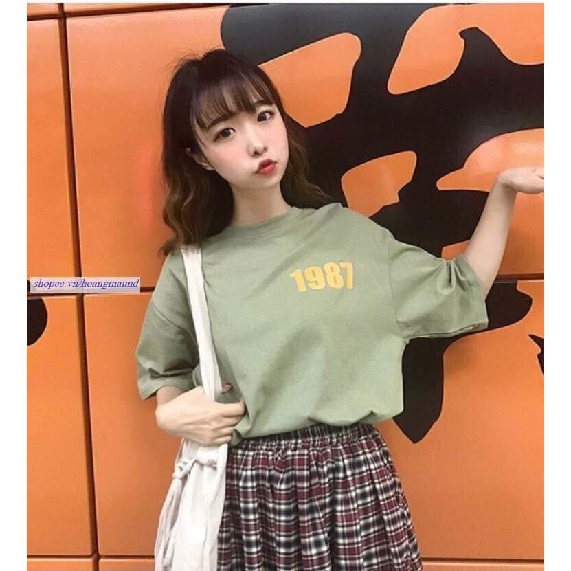 [FREESHIP ĐƠN TỪ 50K] Áo thun tay lỡ số 1987 MVA1201