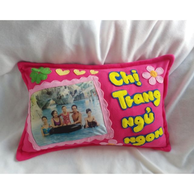 Gối in ảnh handmade