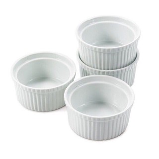 Khuôn ramenkin trắng đường kính 9cm